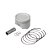 Pistao Kit C/anel Kmp Cg/bros 160 0.75 [F016] - Imagem 1