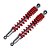 Amortecedor Gp7 (par) Com Reg. Fazer 150 14/ Mola Vermelha [F016] - Imagem 1