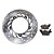 Disco C/ Pastilha De Freio Dianteiro Gp7 Ybr 125 I Factor [F016] - Imagem 1