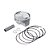 Pistao Kit C/anel Kmp Cg 220cc  Std (competicao, Kit Aumento [F016] - Imagem 1