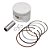 Pistao Kit C/anel Kmp Yes 125 0.25 [F016] - Imagem 1