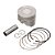 Pistao Kit C/anel Rik Premium Burgman 125 0.50 [F016] - Imagem 1