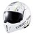 Capacete Texx Esc Stratos  180 Scratched Branco Verd 56 [F016] - Imagem 3