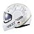 Capacete Texx Esc Stratos  180 Scratched Branco Verd 56 [F016] - Imagem 1