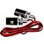Fixador De Placa Com Led Bering Parafuso 6mm (par) Preto [F016] - Imagem 1