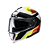 Capacete Hjc I90 Lark Amarelo Laranja Branco E Preto 61 [F016] - Imagem 1