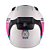 Capacete Sky Two Anos 90 Branco Fosco Transf Azul/rosa 60 [F016] - Imagem 3