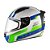 Capacete Sky Two Legends Branco Fosco Transf Verde 56 [F016] - Imagem 4
