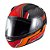 Capacete Sky Two Legends Preto Brilho Transf Laranja 56 [F016] - Imagem 3