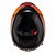 Capacete Sky Two Legends Preto Fosco Transf Laranja 62 [F016] - Imagem 5