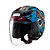Capacete Texx Aberto Ugello Hunger Azul 56 [F016] - Imagem 3