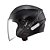 Capacete Texx Aberto Ugello Solido Pret 56 [F016] - Imagem 1