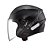 Capacete Texx Aberto Ugello Solido Pret 56 [F016] - Imagem 5