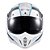 Capacete Texx Esc Stratos  180 Topographic Branco Azul 56 [F016] - Imagem 2