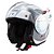 Capacete Texx Esc Stratos  180 Topographic Branco Azul 58 [F016] - Imagem 6