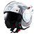 Capacete Texx Esc Stratos  180 Topographic Branco Azul 60 [F016] - Imagem 5