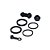 Kit Reparo Borracha Caliper Pinca Freio Comp. Gp7 Fazer 250 [F016] - Imagem 1