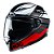 Capacete Hjc F70 Tino Preto Branco E Vermelho 59 [F016] - Imagem 1
