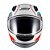 Capacete Sky Two Anos 90 Branco Fosco Transf Azul/vermelh 56 [F016] - Imagem 2