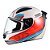 Capacete Sky Two Anos 90 Branco Fosco Transf Azul/vermelh 56 [F016] - Imagem 1