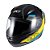 Capacete Sky Two Anos 90 Preto Fosco Transf Azul/amarelo 56 [F016] - Imagem 4