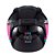Capacete Sky Two Anos 90 Preto Fosco Transf Azul/rosa 60 [F016] - Imagem 3