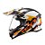 Capacete Texx Cross Carcara  Grow Laranja 58 [F016] - Imagem 5