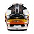 Capacete Texx Cross Carcara  Grow Laranja 62 [F016] - Imagem 4