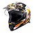 Capacete Texx Cross Carcara  Grow Laranja 62 [F016] - Imagem 2