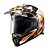 Capacete Texx Cross Carcara  Grow Laranja 62 [F016] - Imagem 3