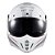 Capacete Texx Esc Stratos  180 Journey Branco Azul Verm 56 [F016] - Imagem 2