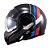 Capacete Texx Esc Stratos  180 Journey Pret Azul Verm 56 [F016] - Imagem 6