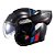 Capacete Texx Esc Stratos  180 Journey Pret Azul Verm 56 [F016] - Imagem 9