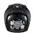 Capacete Sky Two Samurai Preto Brilho Transf Azul 56 [F016] - Imagem 2