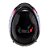 Capacete Sky Two Samurai Preto Fosco Transf Rosa 62 [F016] - Imagem 5