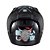 Capacete Sky Two Samurai Preto Fosco Transf Vermelho 56 [F016] - Imagem 2