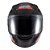 Capacete Sky Two Samurai Preto Fosco Transf Vermelho 56 [F016] - Imagem 1