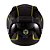 Capacete Sky Two Soldier Preto Fosco Transf Amarelo 56 [F016] - Imagem 6