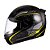 Capacete Sky Two Soldier Preto Fosco Transf Amarelo 56 [F016] - Imagem 2