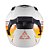 Capacete Sky Two Sorah Branco Fosco Transf Laranja 56 [F016] - Imagem 3
