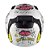 Capacete Sky Two Zombie Branco Brilho Transf Verde 56 [F016] - Imagem 3