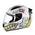 Capacete Sky Two Zombie Branco Fosco Transf Verde 60 [F016] - Imagem 1