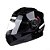 Capacete Texx Escamot Gladiator V3 Pret Brilho 56 [F016] - Imagem 2