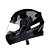 Capacete Texx Escamot Gladiator V3 Pret Brilho 62 [F016] - Imagem 1