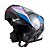 Capacete Texx Escamot Gladiator V3 Reisen Azul Rosa Branc 60 [F016] - Imagem 10