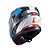 Capacete Texx Escamot Gladiator V3 Reisen Azul Verm Branc 58 [F016] - Imagem 4