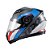 Capacete Texx Escamot Gladiator V3 Reisen Azul Verm Branc 58 [F016] - Imagem 3