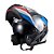 Capacete Texx Escamot Gladiator V3 Reisen Azul Verm Branc 60 [F016] - Imagem 9