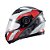 Capacete Texx Escamot Gladiator V3 Reisen Verm Branc 54 [F016] - Imagem 3