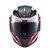 Capacete Texx Escamot Gladiator V3 Reisen Verm Branc 54 [F016] - Imagem 2